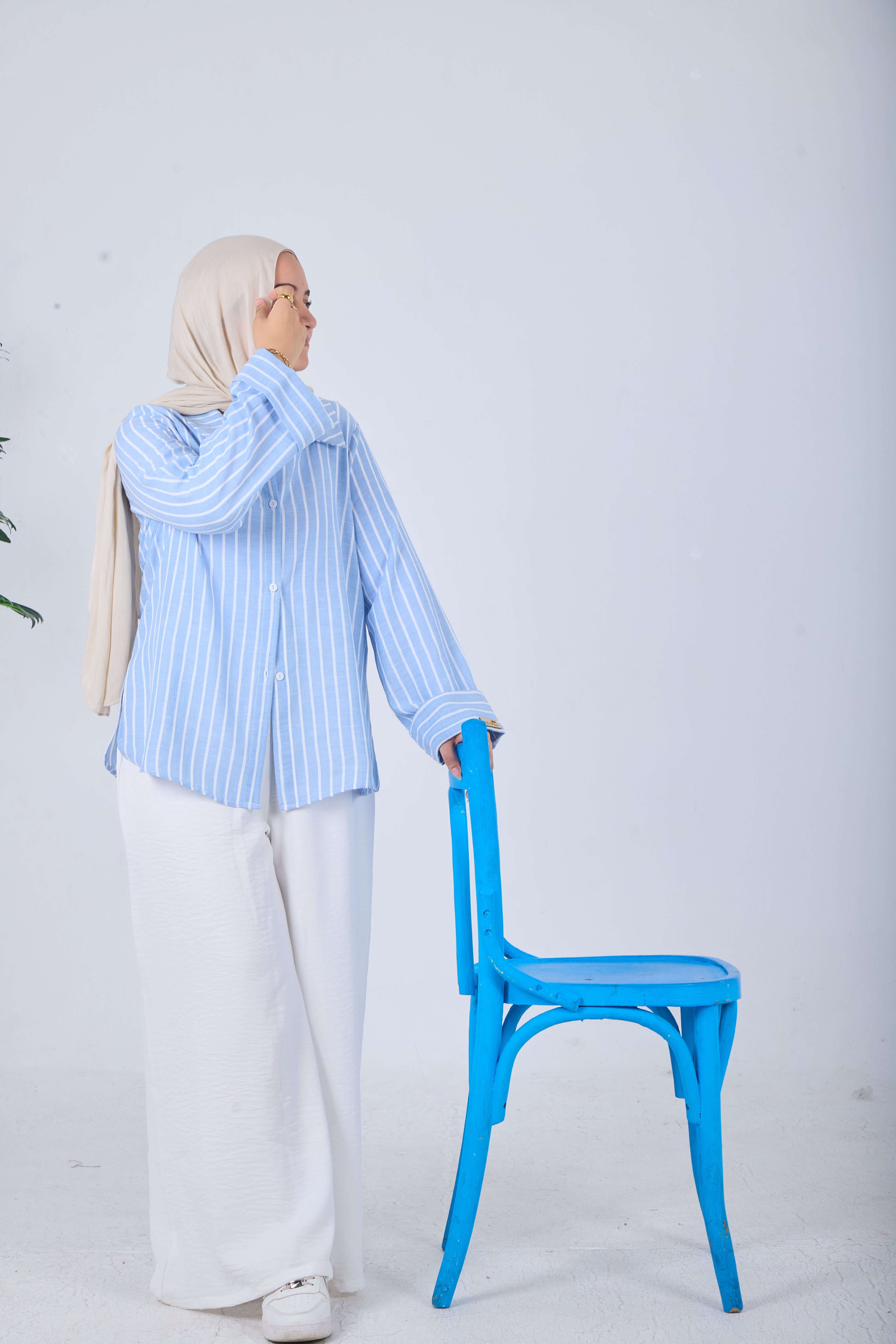 White Wide Leg Linen Pants