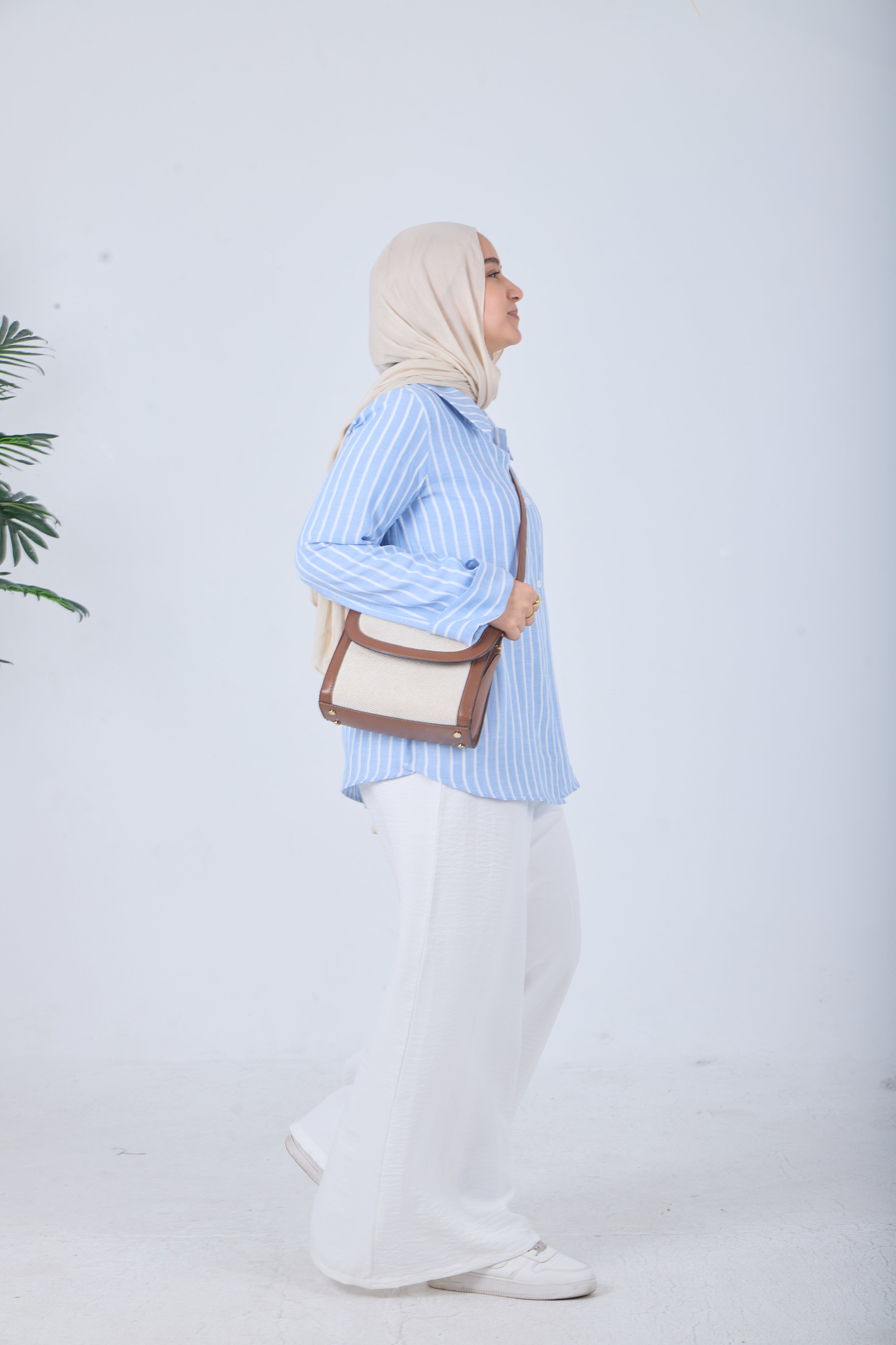 Stripped Linen Shirt