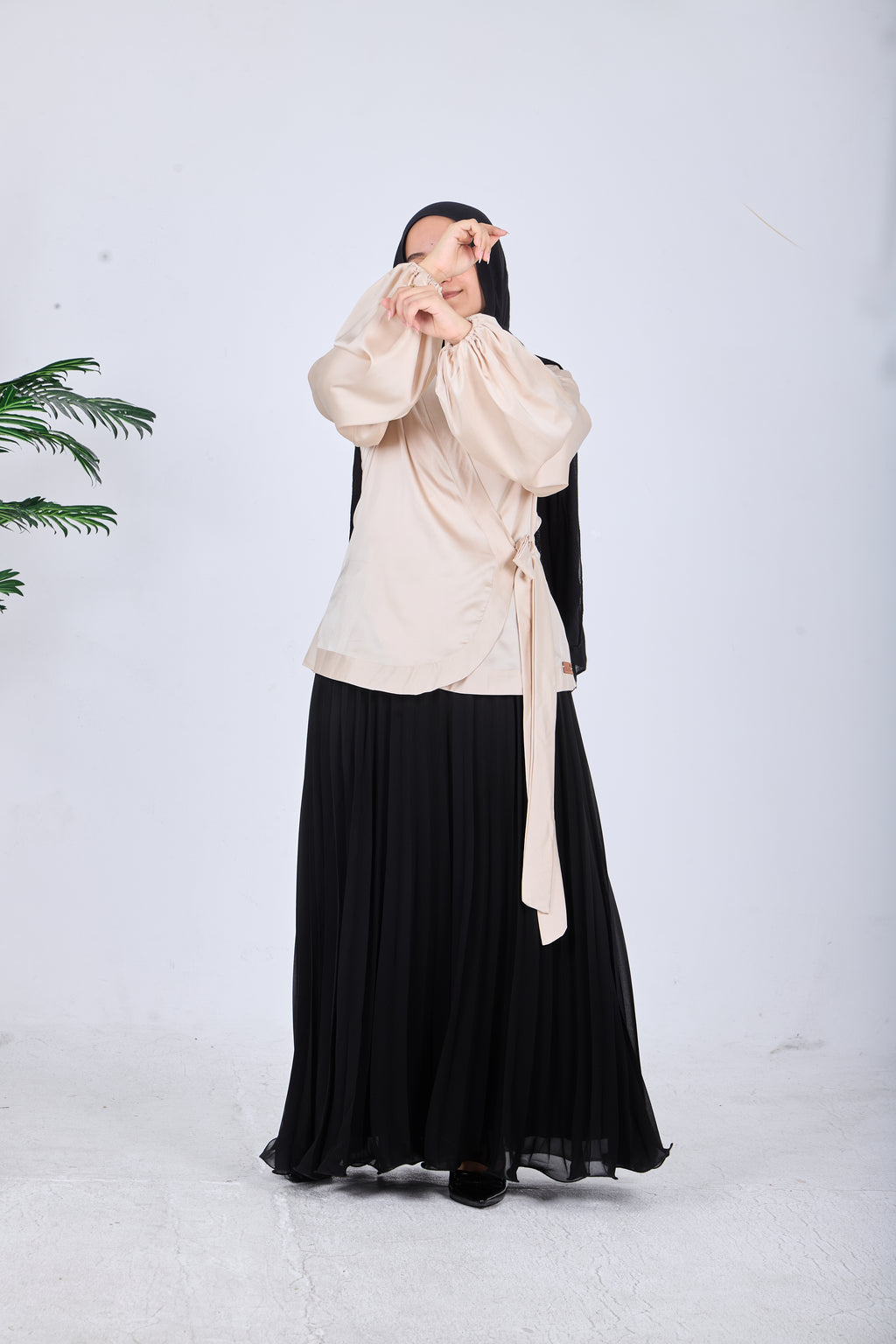 Farah Satin Blouse