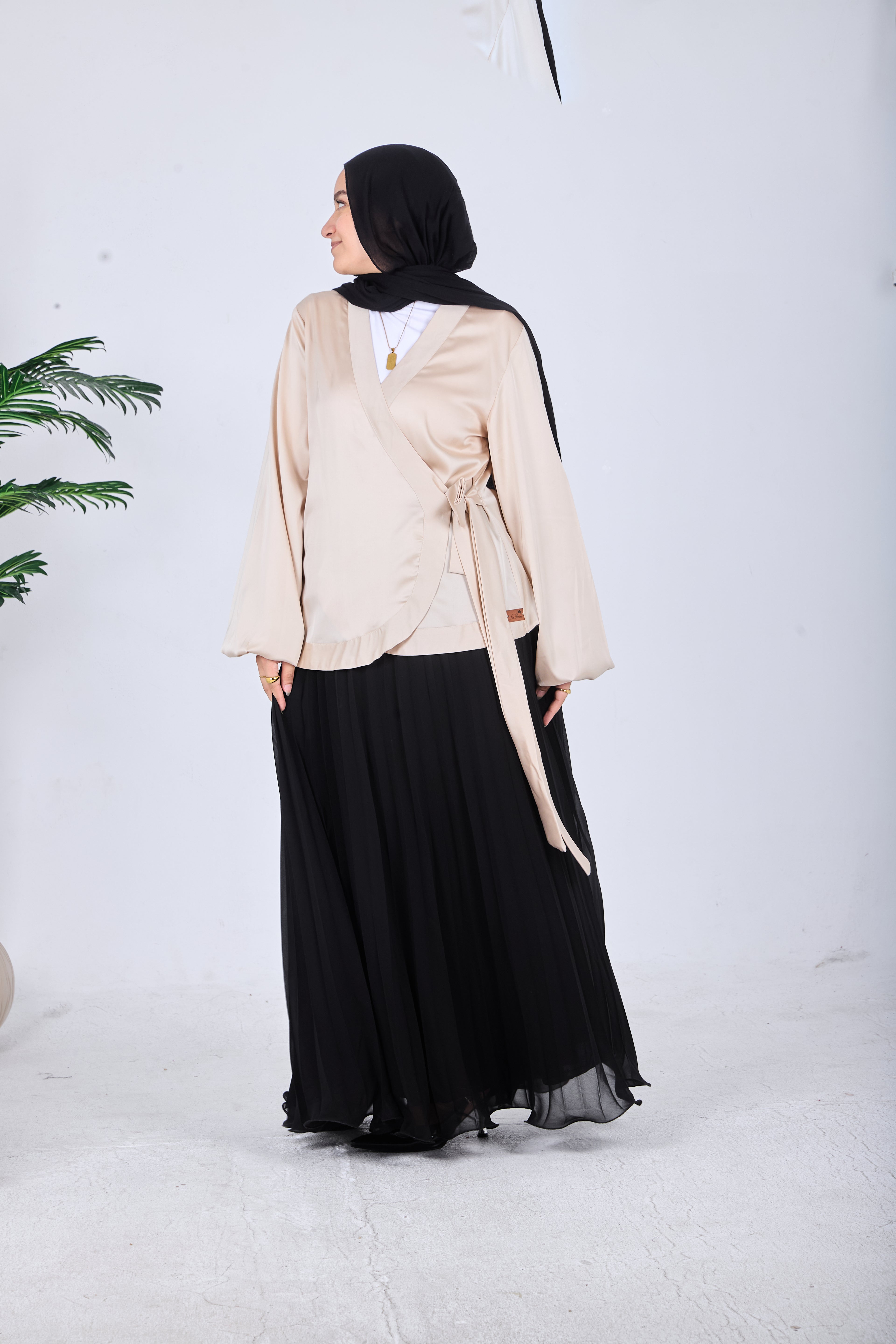 Farah Satin Blouse