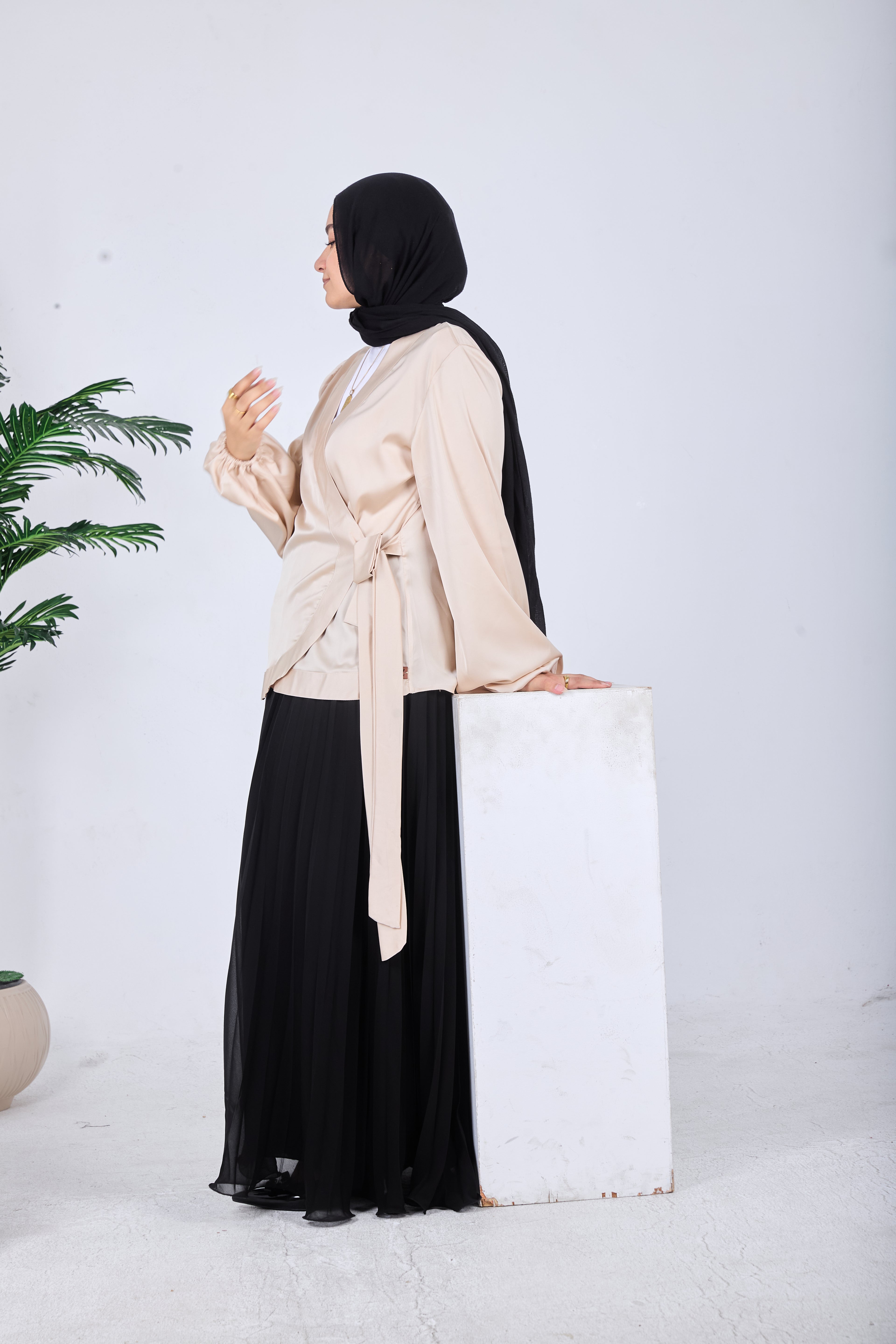 Farah Satin Blouse