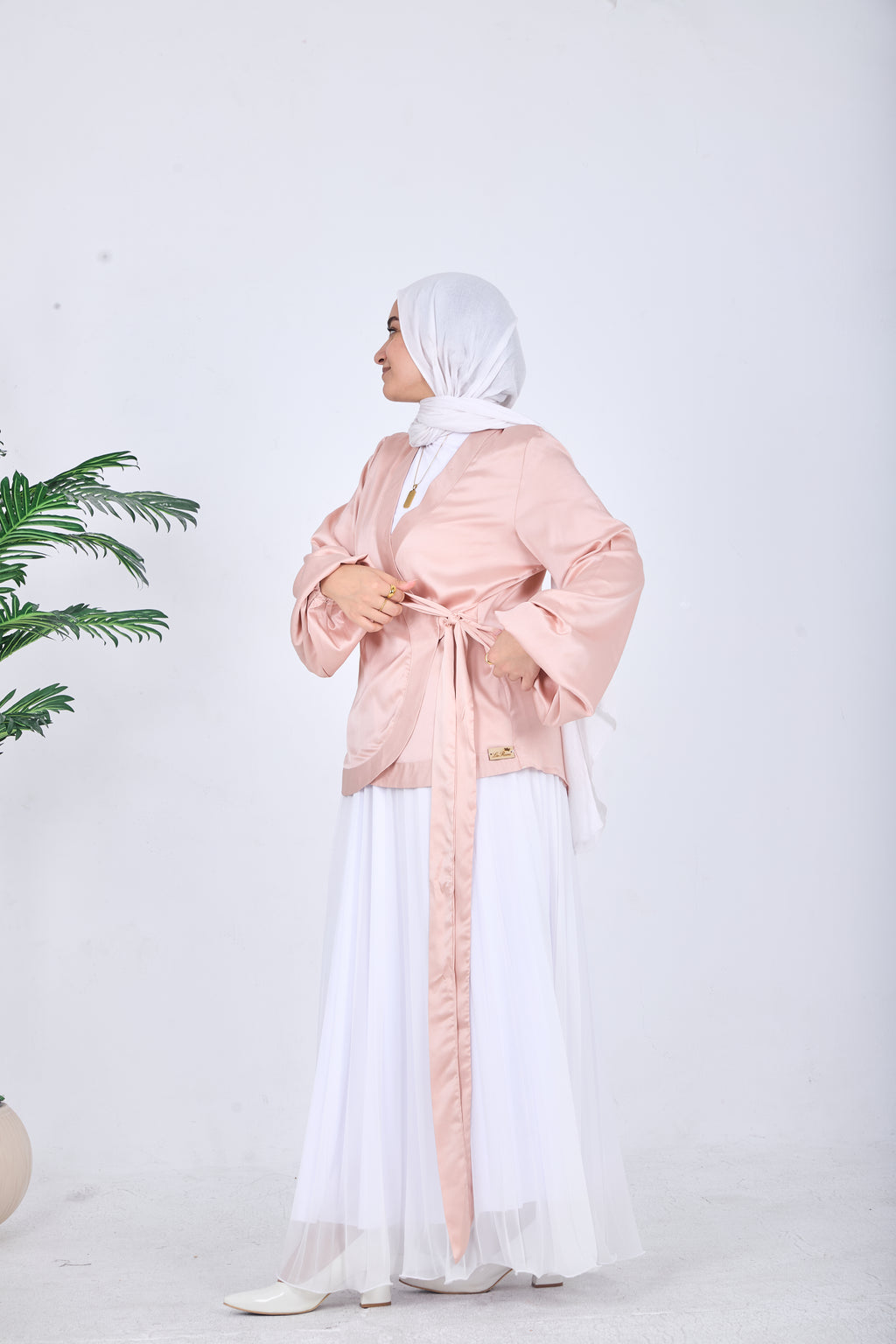 Farah Satin Blouse